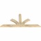 Ekena Millwork Richland Rough Sawn Timber Gable Bracket, Douglas Fir, 60"W x 27"H x 2"D x 4"F, 11/12 Pitch GBW060X27X0204RIC00RDF - alternate 2